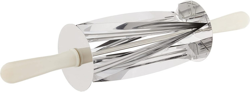 Stainless Steel Croissant Roller Cutter 15-Inches Long X 5-Inches Diameter