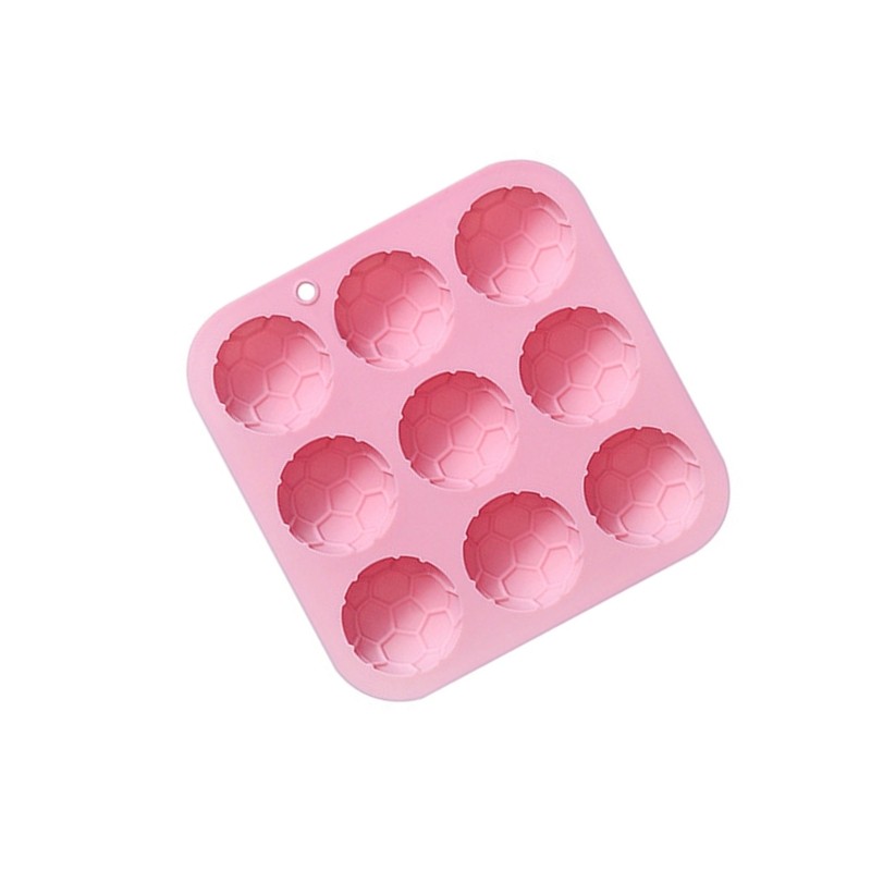 9 Cavity Football Shape Silicone Mold for DIY Chocolate Cake Toppers Decoration gallery
