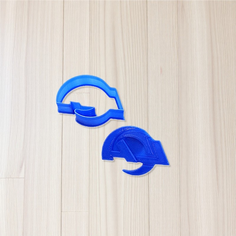 Los Angeles Rams Cookie Cutter and Embossing Stamp gallery