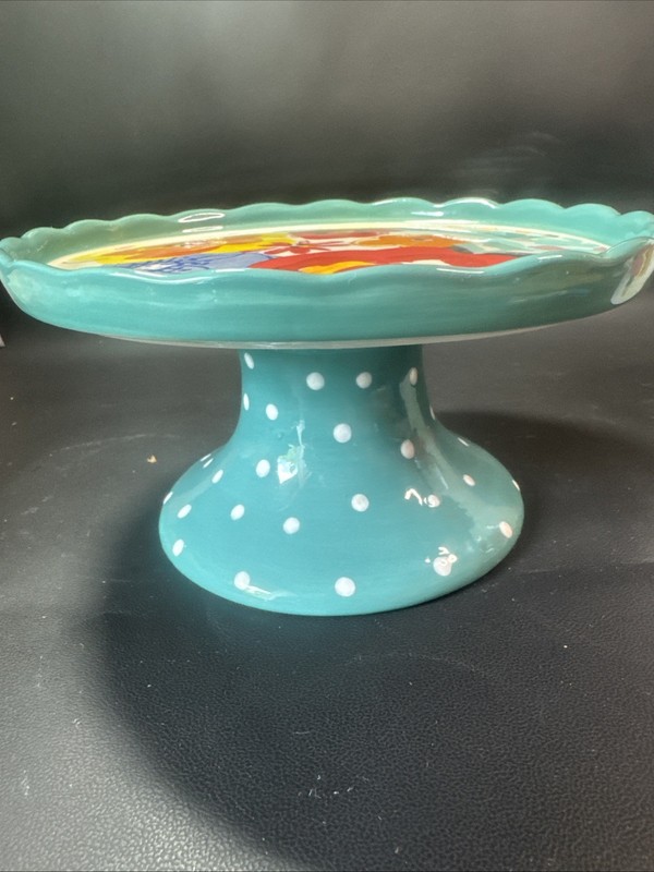 The Pioneer Woman Floral Cake Cupcake Stand & Utensil Holder. Great Price!! gallery