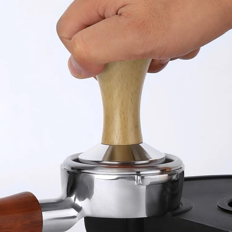 Coffee Tamper, Stainless Steel Espresso Bean Press Base Espresso... gallery