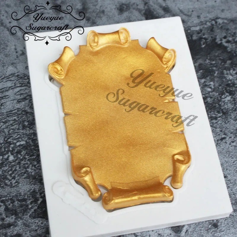 European Style Retro Reel Sugarcraft Silicone Mold Fondant Mold Cake Decorating