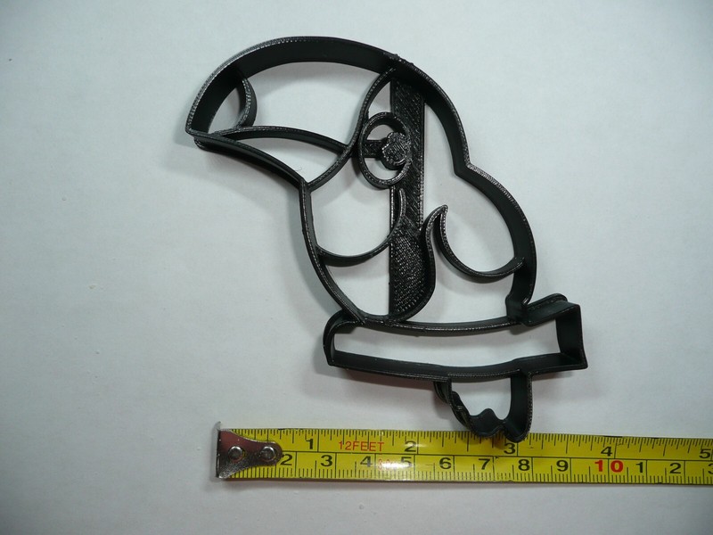 TOUCAN ON PERCH TROPICAL BIRD COOKIE CUTTER USA PR5352 gallery