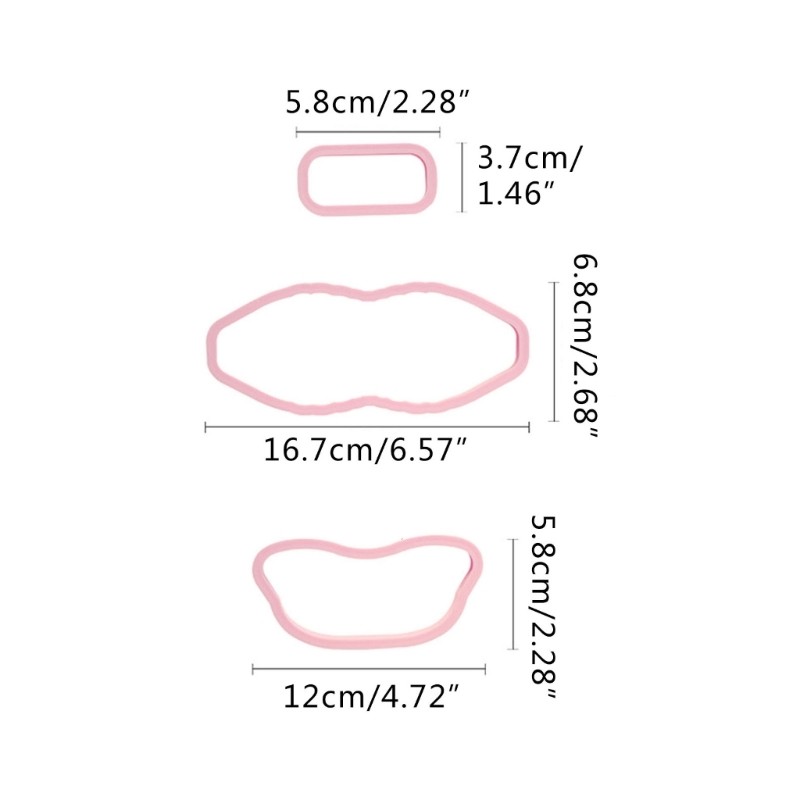 Bowknots Shaped Cookie Moulds Plastic Cutting Molds Gift for Children and Adult gallery