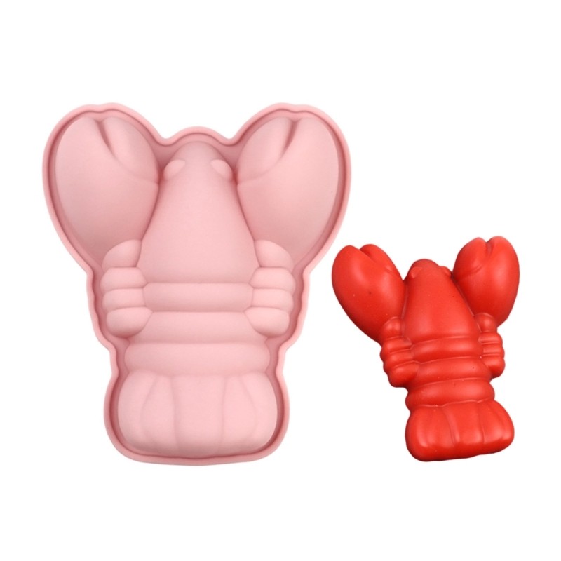 Easy Release Lobster Shape Silicone Mold For Homemade Chocolate Ice Cubes Craft
