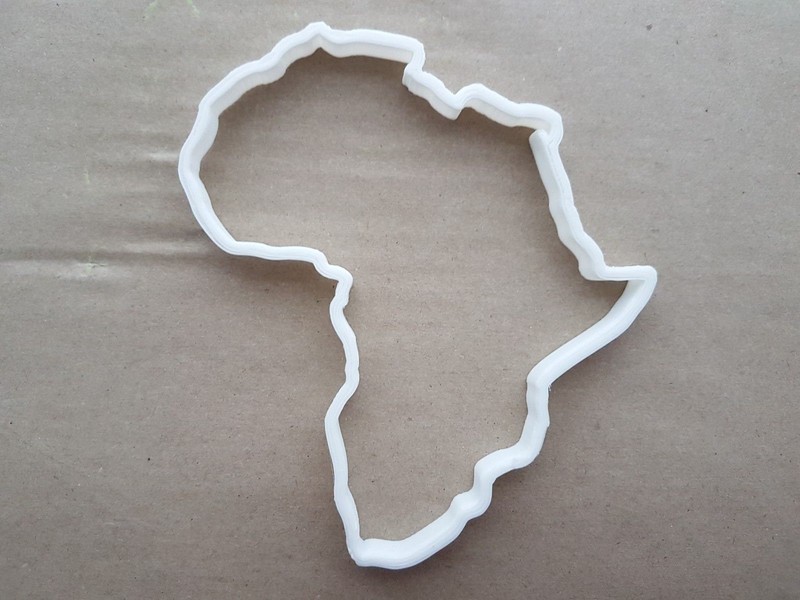 Africa Map Continent Shape Cookie Cutter Dough Biscuit Pastry Fondant Sharp gallery