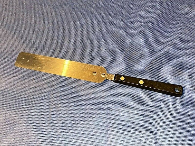 Vintage Ekco Icing Spatula Spreader Forge Stainless Steel Made in USA