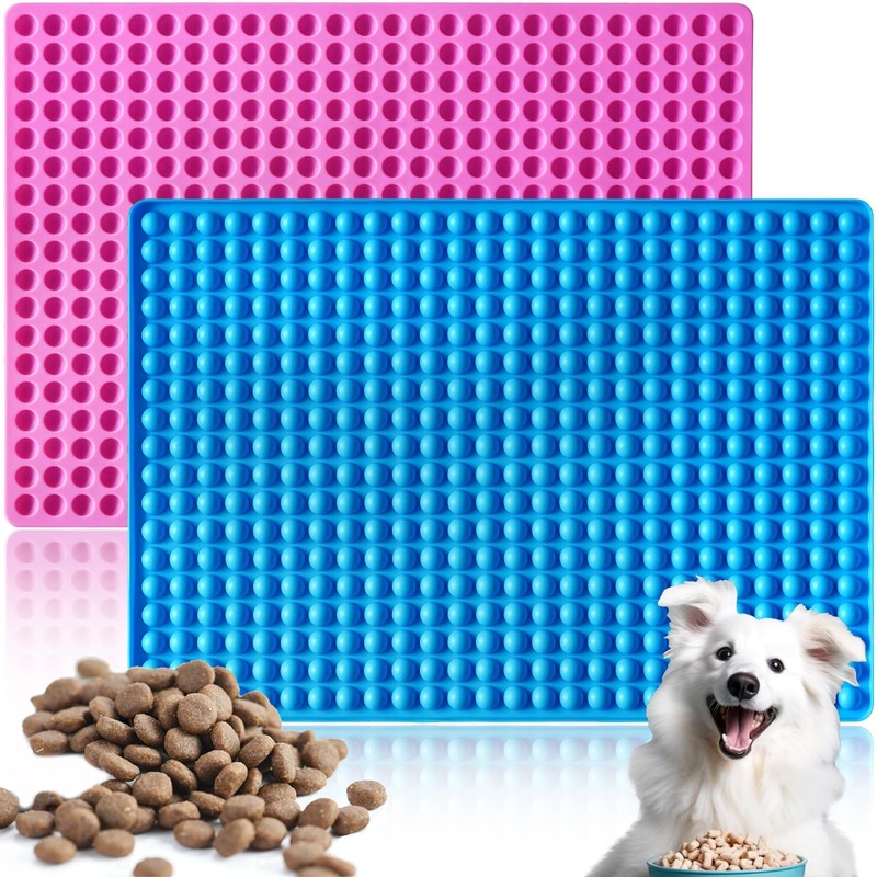 Mini Round Silicone Molds, 936 Cavities Semi Sphere Baking Moulds for Dog Tre…