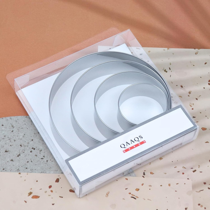 Set Cortadores Galletas Circulares Donas 5 4 3 2 Pulg Acero Inoxidable gallery