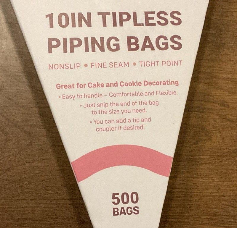 500 Pack Keenpioneer 10" Disposable Tipless Piping Bags Tight Point New gallery
