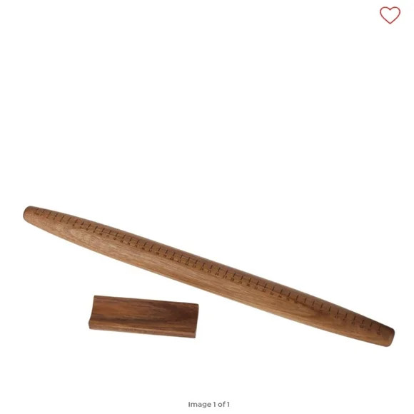 Curtis Stone Rolling Pin - French Style Rolling Pin With Stand gallery