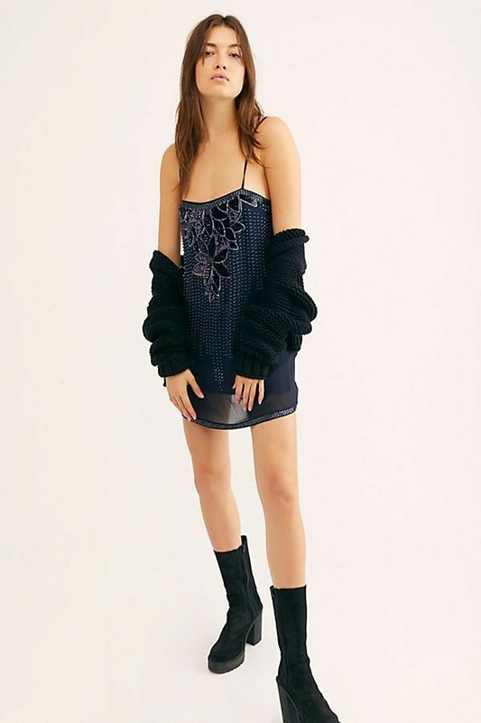 Free People Crystal Visions Mini Dress-S-$168 MSRP