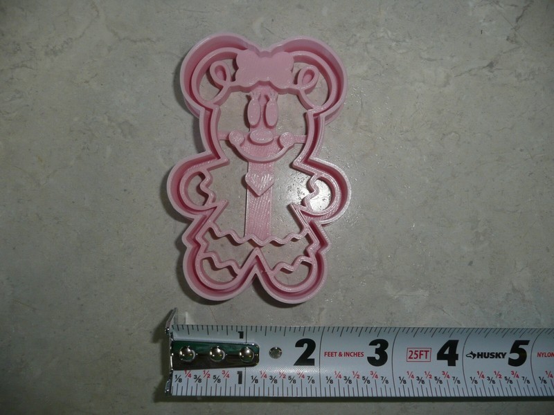 MAGICAL MOUSE WITH BOW THEMED GINGERBREAD CHRISTMAS COOKIE CUTTER USA PR4938 gallery