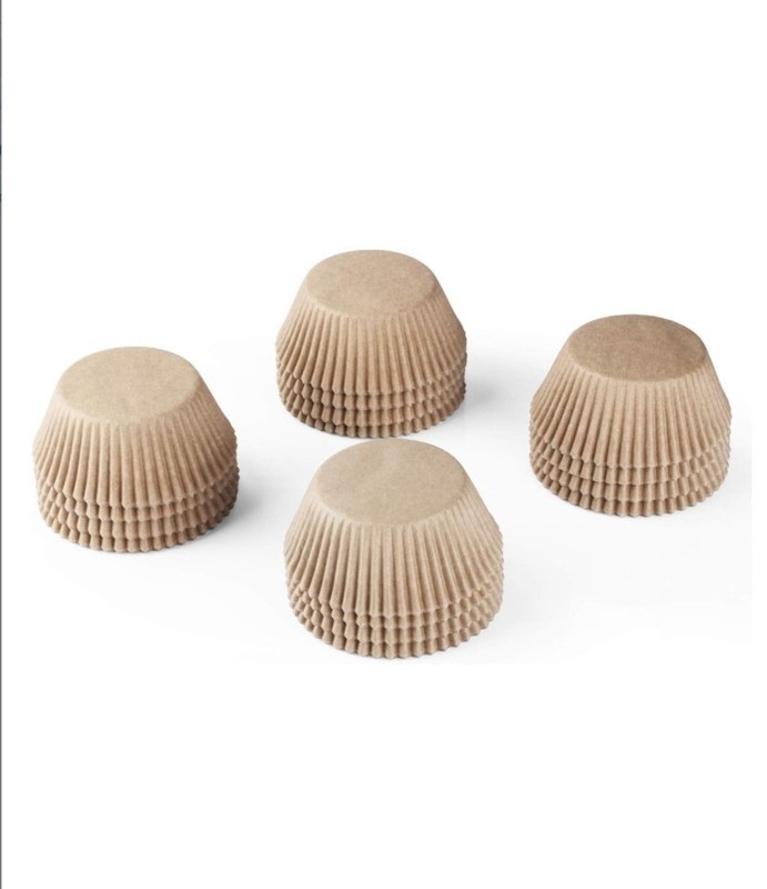 500 Natural Cupcake Liners Greaseproof Muffin Baking Cups Food Grade Paper Cups. gallery