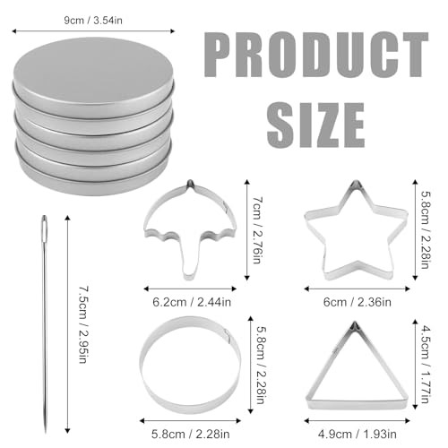 12pcs Stainless Steel Game Cookie Cutters, Korean Dalgona Candy Sugar Making A gallery