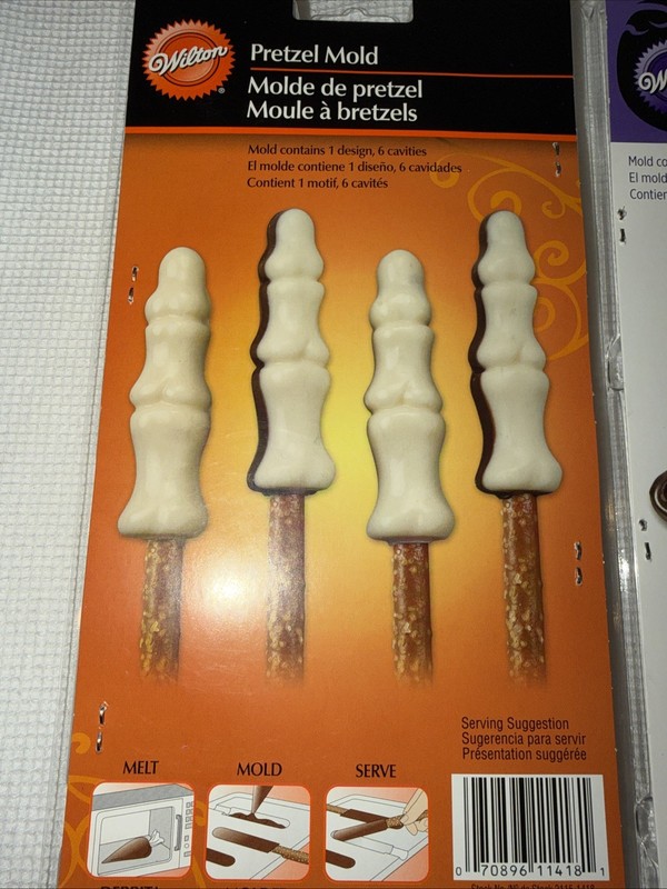 Wilton Halloween Candy Pretzel Mold Set With 4 New gallery