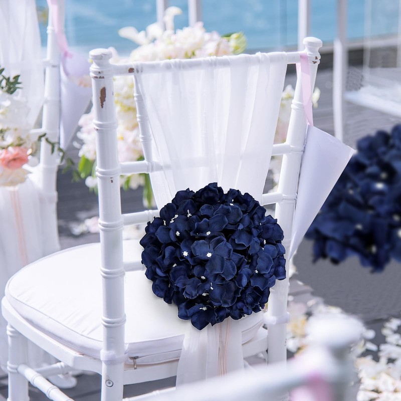 Diydofun Hydrangea Flower Balls For Centerpieces - 12 Pcs Artificial Floral gallery