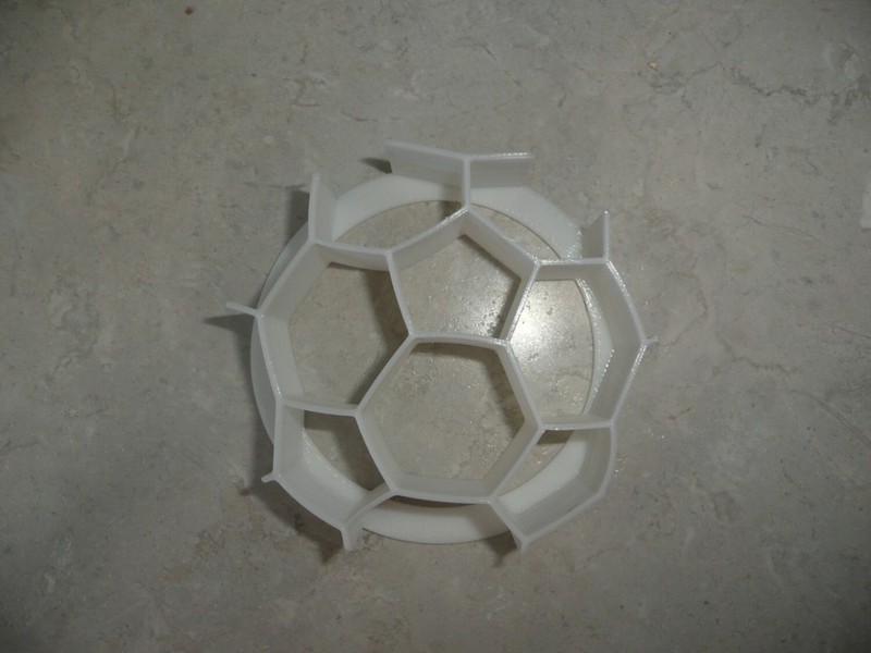 SOCCER BALL SET OF 2 SIZES CONCHA COOKIE CUTTER MEXICAN SWEET BREAD STAMP PR1765 gallery