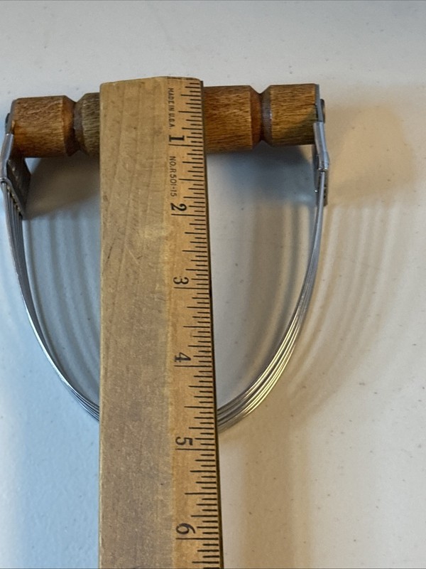Vintage Bonny USA Pastry Dough Blender Cutter Mixer Wood Handle gallery