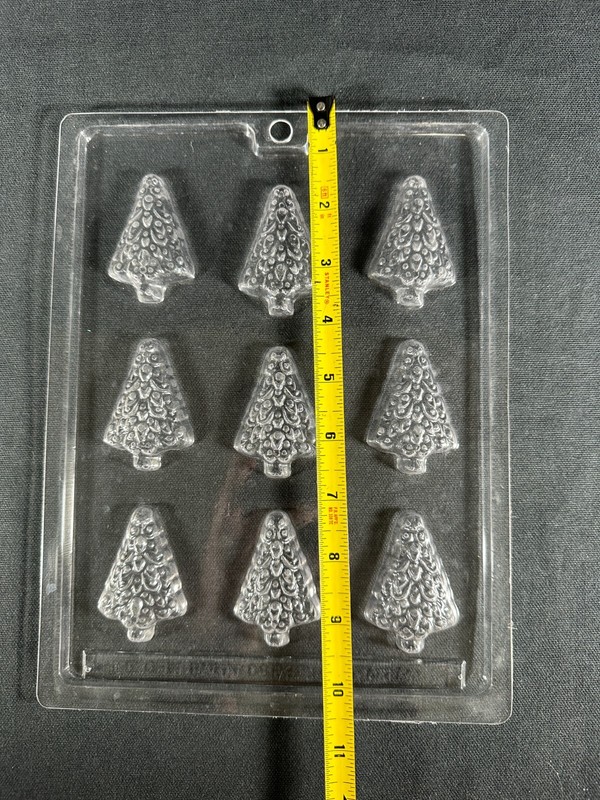 Chocolate/Candy Molds Holiday Shamrock/Star/Music/Christmas Tree/Rose gallery