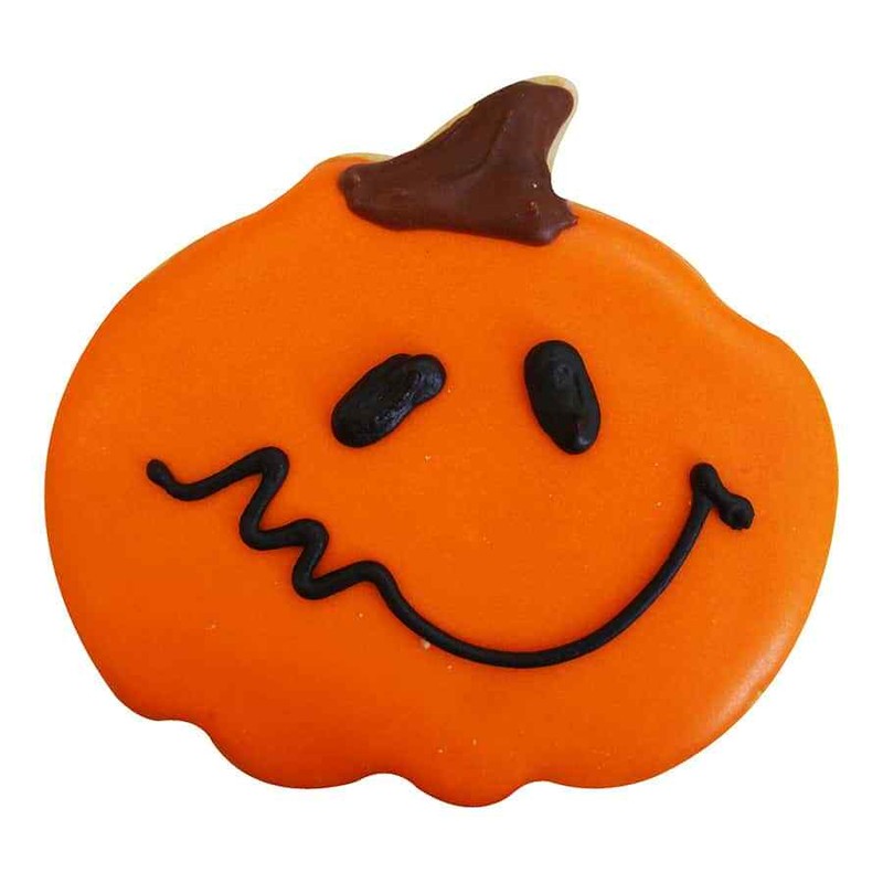 2.75" Pumpkin Cookie Cutter Tin Steel Autumn Fall Halloween Thanksgiving gallery