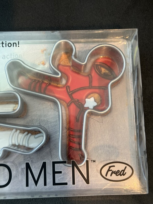 NINJA BREAD MEN Cookie Cutters SET OF 3 NEW Fred gallery