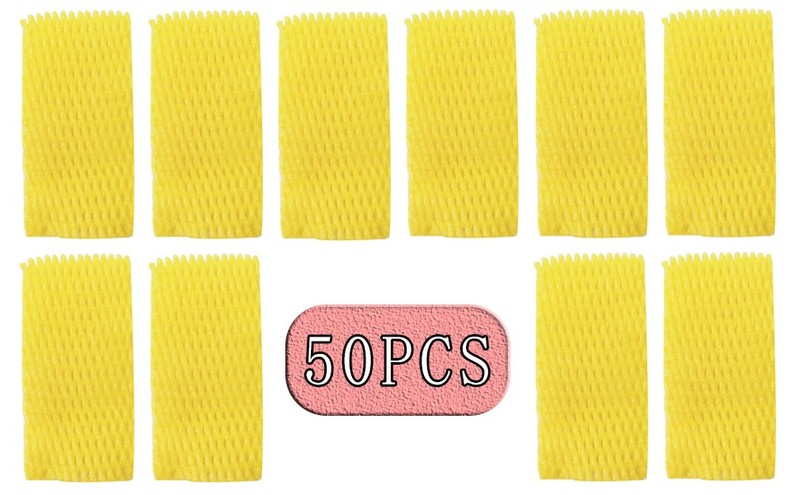 50 Pieces Fruit Protect Mesh Bags Fo Mesh Keep Safe Sleeves for Lar gallery