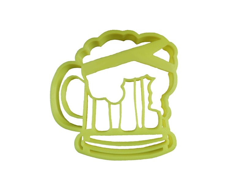 BEER MUG FOAM CUP ALCOHOLIC BEVERAGE SODA POP ROOT BEER COOKIE CUTTER USA PR2318