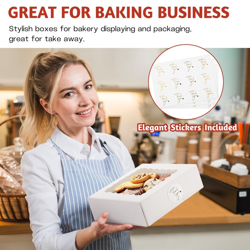 8" x 8" x 2.5" Pie Boxes, 20 Pack Auto Pop-up Chocolate Covered Strawberry Bo... gallery
