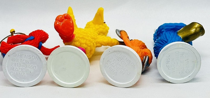 Sesame Street Henson Wilton 2113-3460 Cake Topper Figures Big Bird Lot of 4 gallery