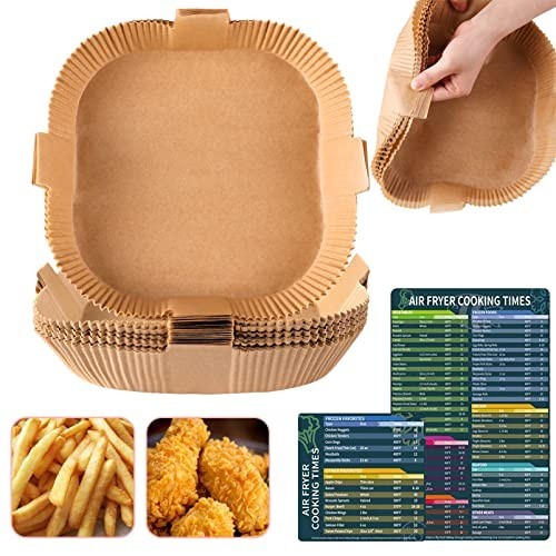 Non-Stick Parchment Paper Squares - 200PCS 7.9" Baking & Roasting Sheets, Oil & gallery