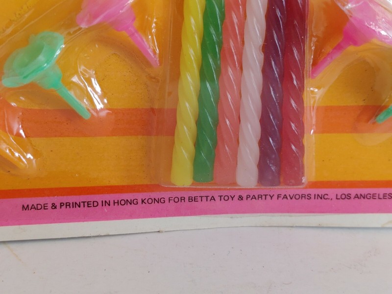 Vintage Betta Toy Party Favors Cake Decor Auto Racing Theme NOS Hong Kong #13902 gallery