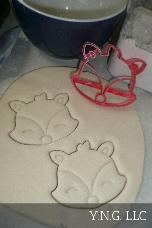 FOX FACE CUTE FURRY ANIMAL MAMMAL SPECIAL OCCASION COOKIE CUTTER USA PR3465 gallery