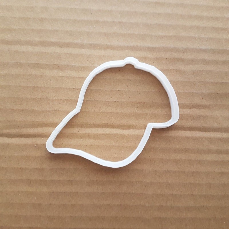Hat Cap Snap Back Head Wear Shape Cookie Cutter Dough Biscuit Pastry Stencil gallery