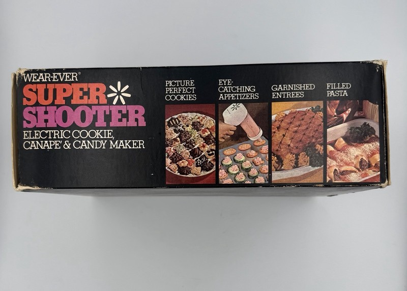 Wear Ever Super Shooter Electric Cookie Press Candy Maker Canape Decor Vintage gallery