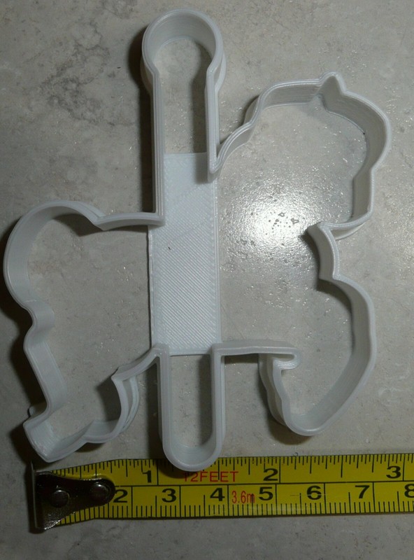 CAROUSEL HORSE OUTLINE MERRY GO ROUND ROUNDABOUT COOKIE CUTTER USA PR2610 gallery