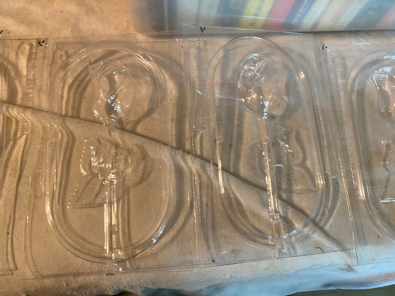 2 Make n Mold Candy Mold Rose pops, rose heart bouquet mix and 5 rose pops molds gallery