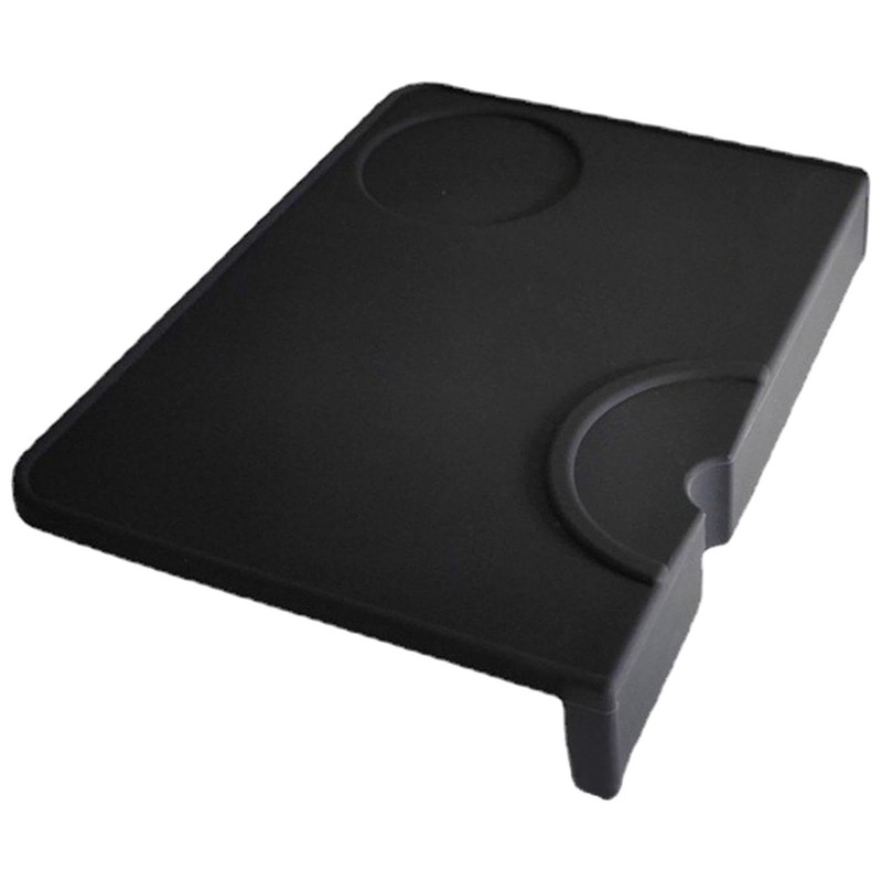 Espresso Tamper Mat,Non Slip Silicone Coffee 8.27 x 5.91 x 1.18inch, Black