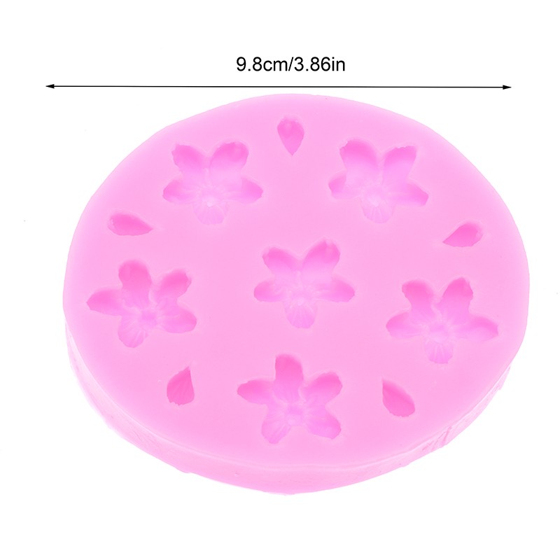 3D Sakura Shape Silicone Mold DIY Cherry Blossom Fondant Candy Cake Decor Tools gallery