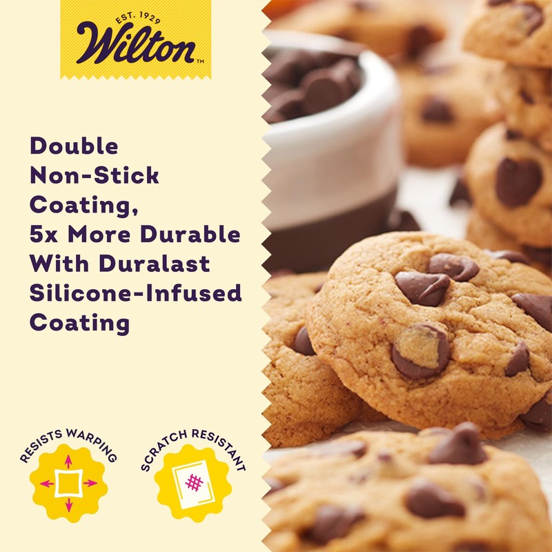Wilton Platinum Non-Stick Anti-Warp Bakeware Cookie Sheet 11x17 PFA-Free gallery