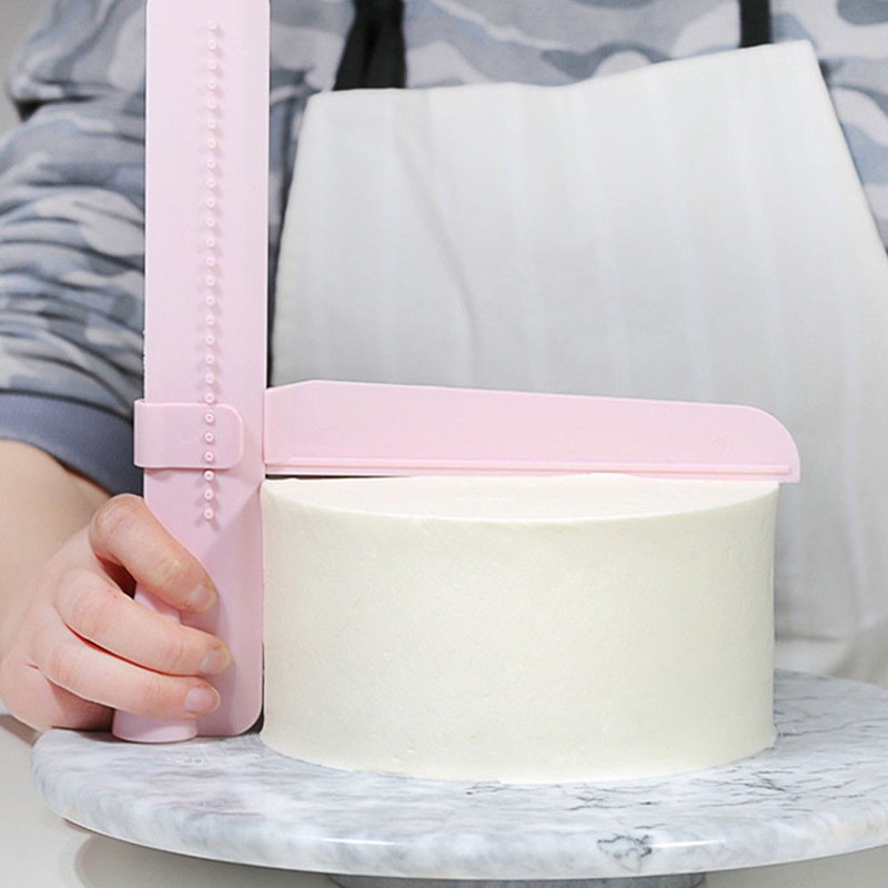 Adjustable Cake Smoother Polisher Tools Cutter Fondant Sugarcraft Icing Mold gallery
