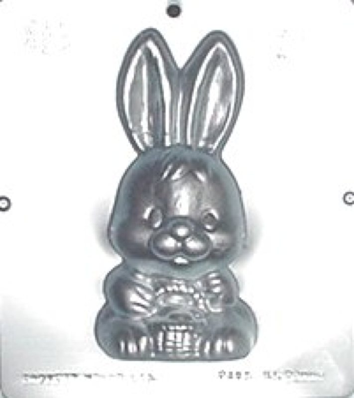 6 3/4" Bunny Front Chocolate Candy Mold Easter 893 NEW gallery