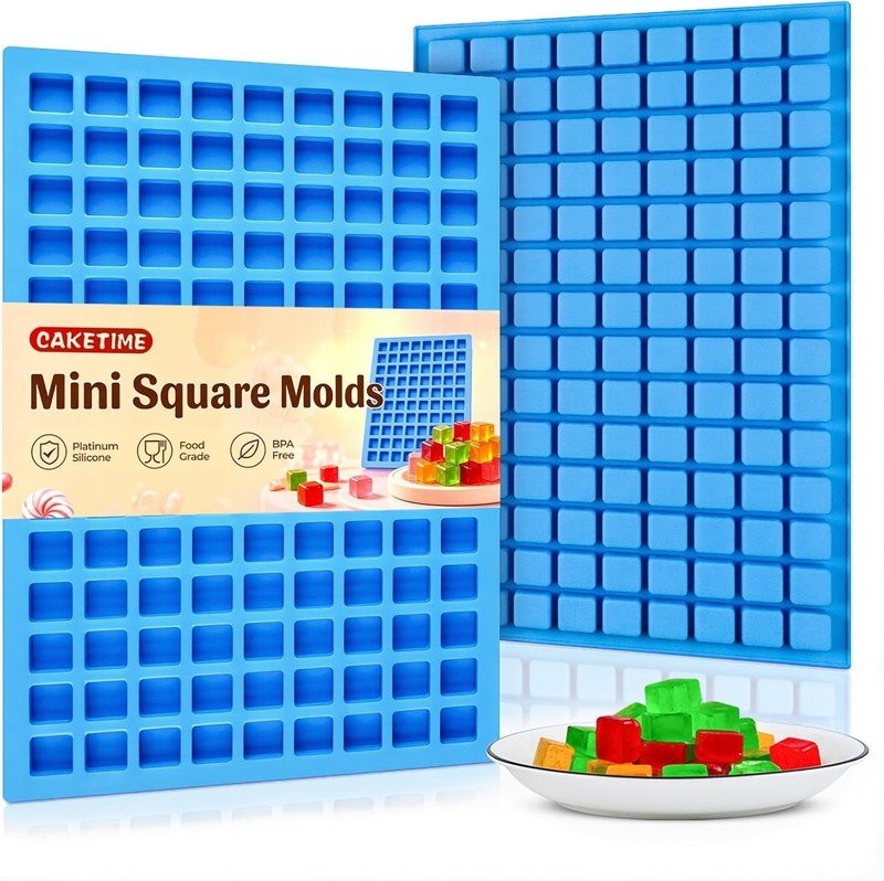 Square Silicone Candy Molds - Mini Silicone Molds for Hard Candy, Chocolate, ... gallery