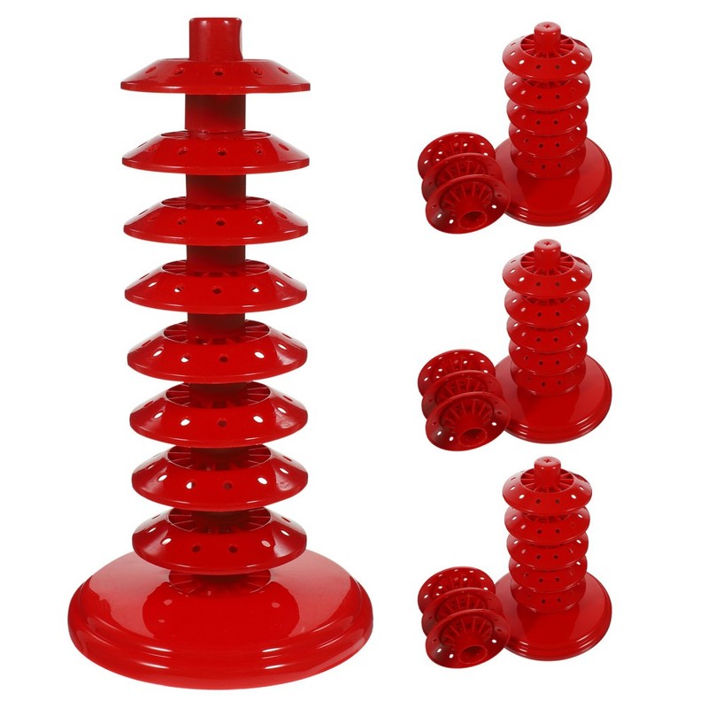 4pcs Lollipop Stand Organizer: Cake Pop Holder Rack Tower 8-Tier Candy Sucker gallery
