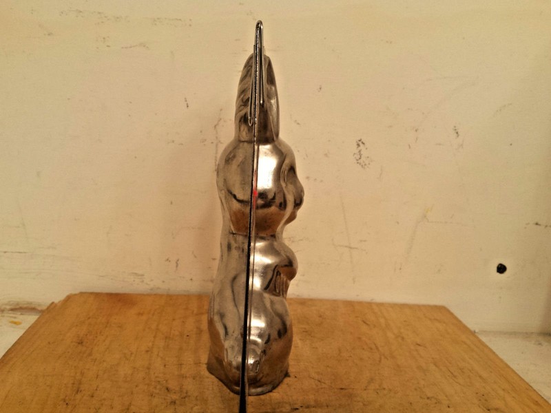 CHOCOLATE MOLDS BUNNY 2 PIECE STANDING ALUMINUMN RABBIT SCHOKOLADENFORM 15 +1 gallery