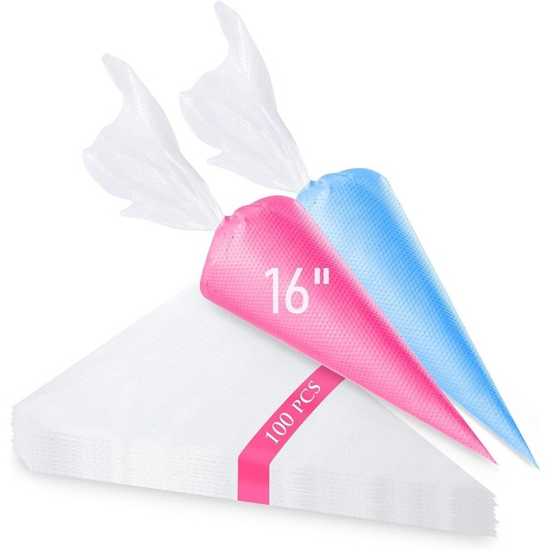 Tamodan piping bags, 100-pack & 16-inch tipless piping bags