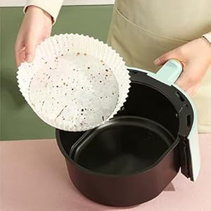 Air Fryer Disposable Paper Liner - 120PCS 6.3Inch Square Non-Sti gallery