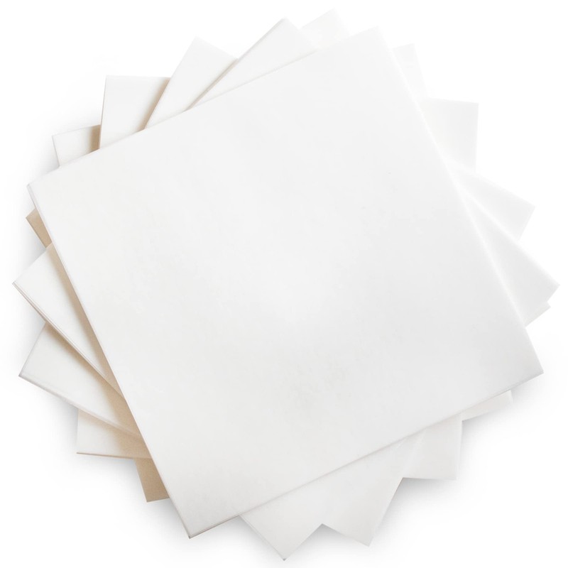 Wax Paper Candy Wrappers for Caramels (150 5 x 5 inch (Pack of 150), White