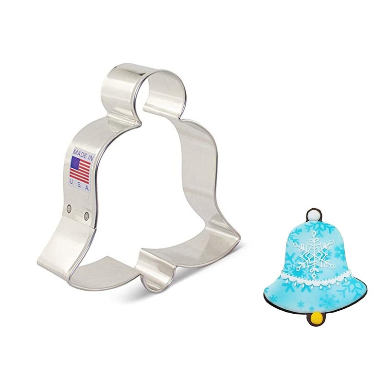BELL Metal Cookie Cutter 3 5/8 Inch by Ann Clark