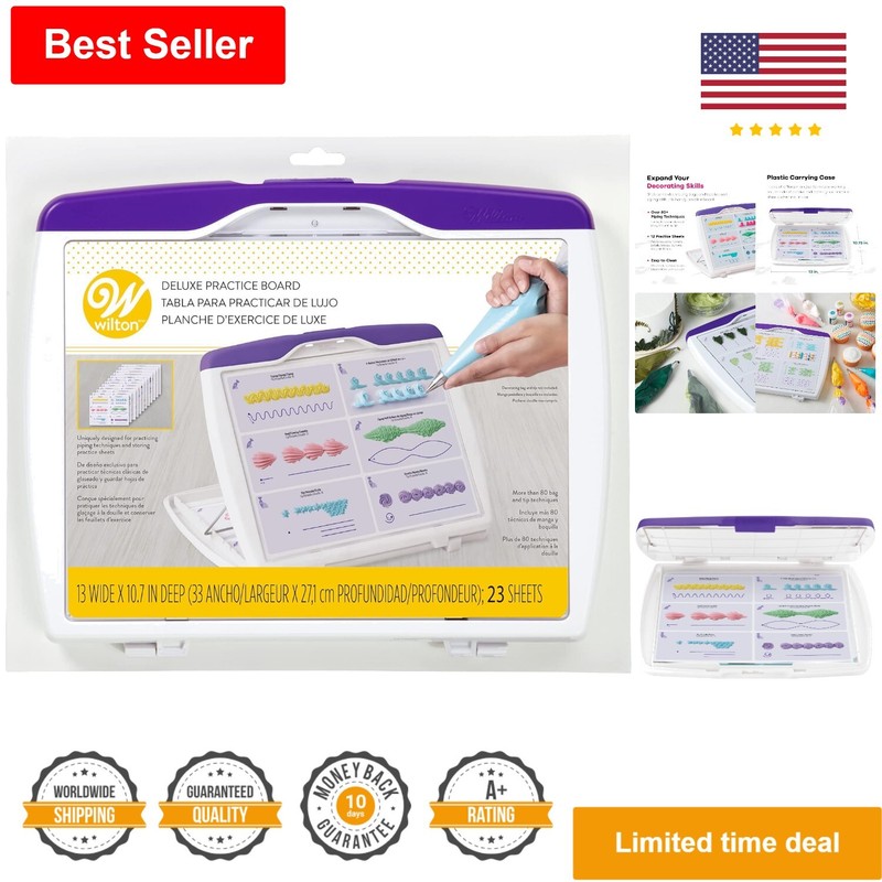 Durable Practice Board – Essential Tip Companion – Cake Decorating Guide